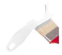 Paint Brush Cleaners, Paint Roller Cleaner 7.8 Inches, Heavy Duty Scraper Tool, Rust and Dirt Remover for Wall Painting, Furniture Restoration, Art Studio, Workshop Use, White