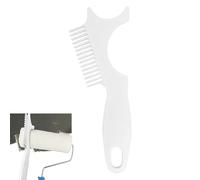 Paint Brush Comb, Roller Cleaner Tool, Heavy Duty Scraper Accessory, 9.33x3.46x0.24 Inches, Multi Purpose Maintenance Aid, Ideal for Wall Paint, Trim, Furniture, Studio, Cleanup Tasks