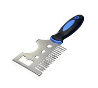 Paint Brush Roller Cleaner - 22x7.6x3cm Stainless Steel Anti-Slip Grip Multifunctional Ergonomic Tool, Paint Brush Cleaner Roller Comb Putty Shovel Paints Can Opener For Home