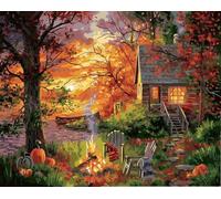 Paint by Number for Adult,Farmers Houses Plants DIY Oil Painting Kits on Canvas for Beginner,with Brushes and Acrylic Pigment,Paint by Numbers Arts and Crafts Kit for Home Decor with frame,50x65cm