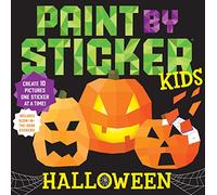 Paint by Sticker Kids: Halloween - 10 imágenes con pegatinas que brillan en la oscuridad