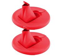 Paint Can Pour Spout - PP 2 Pack Universal Fit | Paint Container Lid with Built In Nozzle, Spill Proof Paints Pouring Spout Cover For Clean Drip Free Painting Storage | Home Use