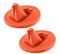 Paint Can Pour Spout - PP 2 Pack Universal Fit | Paint Container Lid With Built In Nozzle, Spill Proof Paints Pouring Spout Cover For Clean Drip Free Painting Storage | Home Use