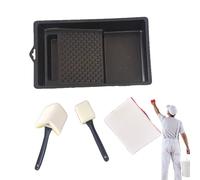Paint Edger Tool for Ceilings, Versatile 4x Clean Cut Coating Brush, Multifunctional Trimmer to Walls, Baseboards, Esquinas Ideal Home Interior Renovation Projects