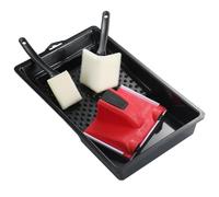 Paint Edger Tool - Painting Wall Edges Trimmer With And Pad | 4 Paint Accessories For House Painting, Corner And Edge Painting Tool, Paint Edger With Trim And Touch-Up Pad For Home Interior