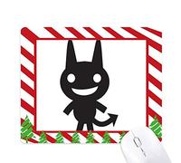 Paint Fox Friend Company - Alfombrilla de goma para ratón, diseño de bastón de caramelo