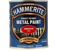 Paint Hammerite metal suave 750ml Rojo