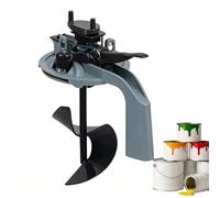 Paint Mixing Lid, Hand Crank Agitator, Paint Can Lid with Leak Proof Seal, Drip Free Pour Spout Design, Automotive Paints Tool, Reusable Mixer for Car Body Repair Tinting