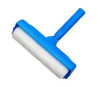 Paint Roller Brush - Cepillo de rodillo ajustable para puertas de ceilings muebles | Anti-Splatter Hand Tool for Home Improvement DIY Painting Projects Blue White 25,4 x 24,9 cm