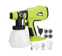 Paint Sprayer for Ryobi 18v Battery, Cordless Paint Sprayer with 1000ml Container, Handheld Hvlp Paint Gun Electric Paint Spray (no Battery)