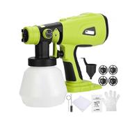 Paint Sprayer for Ryobi 18V Battery, Cordless Paint Sprayer with 1000ML Container, Handheld HVLP Paint Gun Electric Paint Spray (No Battery)