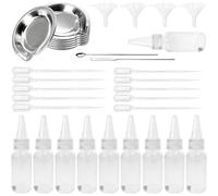 Paint Squeeze Bottles - 30ml Empty Squeeze Bottles Stick Palette Set
