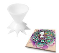 Paint Strainer - ABS 2.5x2cm Mini Split Cup | Paint Pouring Supplies Tool, Paints Pouring Strainer Cup | DIY Acrylic Pour Painting Tool For Creating Fluid Art Patterns And Creative Art Projects