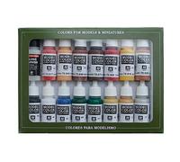 Paint Vallejo Model Color Revolución Americana Acrílico Set - Surtido de Colores (Pack de 16)