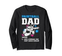 Paintball Dad Like a Normal Dad Just Much Cooler Definition Manga Larga