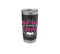 Paintball Jugador Mamá El Ídolo Amante de Airsoft Paintball Jugador Vaso térmico de acero inoxidable de doble pared