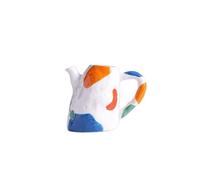 Painted Ceramic Vase Living Room Flower Arrangement Home Decorative Entryway Jarrón para Ramo de Flores