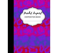 Painted Leopard Amethyst: Bold Purple Leopard Print Composition Notebook for Journaling, School, Notes, and Writing