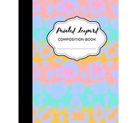 Painted Leopard Cloudlight: Soft Pastel Leopard Print Composition Notebook for Journaling, School, Notes, and Writing