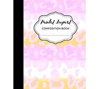 Painted Leopard Lavender Creamsicle: Pastel Leopard Print Composition Notebook for Journaling, School, Notes, and Writing