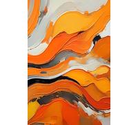 Painted Orange: Hardcover Lined Journal for Writing, Journaling, and Daily Reflection - 185 Pages from Pass Productions