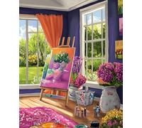 Painted Pages: Cozy Studio Mystery Notebook: Art-Inspired Composition Journal for Readers & Writers | Creative Cozy Mystery Companion