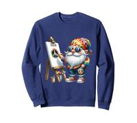 Painter GNOME In Groovy Dress For Women Men and Hippies Sudadera