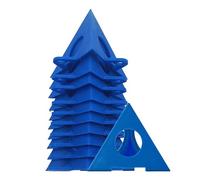 Painters Pyramids Stands - 40 Pack Reusable Pyramid Risers With Triangular Legs | Woodworking Paint Pads For Furniture Cabinet Doors | Portable Art Project Supplies For Crafts Paintings | Esse