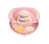 Painting Brush Cleaner Washer Cup - Foldable Scrubber for Creativity | Flexible Reservoir with Suction Grip Base & Built-In Tool Holders for Swishing, Dabbing, Drying and Stashing