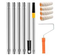Painting Extension Pole - Roller Paint Pole, Telescoping Roller Paint Polee,Removable Handle | Polee For Painting, Ceilings, Cabinets, Crafts, Metal Surfaces, Walls, Indoor, Outdoor Projects