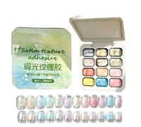 Painting Gel | 12 Colors No Wipe Silk Satin Manicure Design Palette