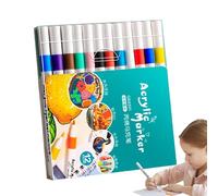 Painting Markers For Kids - Crafts Art Supplies, Fine Tip Pens | Quick-Drying Art Supplies, Waterproof Crafts Colors Pen For Paper, Pottery, Stones, Backpacks, Glass, Eggs