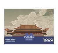 Painting of The Forbidden City 1000 Stück Stabiler Karton Puzzle Forbidden City Lebendige Bilder Familienspiel Puzzles Für Erwachsene Und Kinder 38x26cm/1000pcs