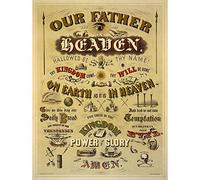 Paintings Religion Christianity Lord Prayer Recovered Art Print Poster Wall Decor 12X16 Inch