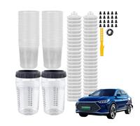 Paints Mixing Cups, 6 Ounce 165ml Measuring Containers, Clear Multi-Functional Paint Supply for Arts, Crafts, Car Repair, Models, Renovation, Modification Projects, Easy Mixing and Pouring