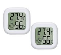 PAIRIER Higrómetro Interior del, Mini Termómetro Higrómetro Digital Termohigrómetro para el Comedor Salón Invernadero