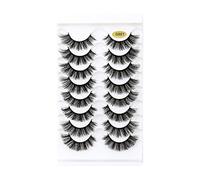 Pairs Volume 8D Pack Dramatic Lashes Lashes Cat- False Multipacks Wispy Faux Minks Long 8 Thick Eyelashes Lashes Eyelashes Eyelashes Eyelashes Eyeliner Waterproof (B, One Size)