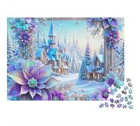 País de Las Maravillas Invernal Rompecabezas 1000 Piezas - Desafío para Adultos, Impresión HD Mate, Decoración Mural, Caja Regalo, 70x50cm/1000pcs