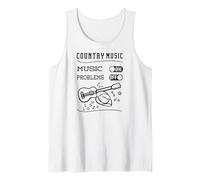 PAÍS MÚSICA guitarrista instrumento músico GUITARRA ACÚSTICA Camiseta sin Mangas