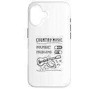 PAÍS MÚSICA guitarrista instrumento músico GUITARRA ACÚSTICA Carcasa para iPhone 16
