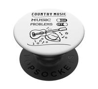 PAÍS MÚSICA guitarrista instrumento músico GUITARRA ACÚSTICA PopSockets PopGrip Adhesivo