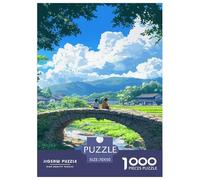 Paisaje Anime Adultos Puzzles Paisajes Hermosos 1000 Piezas Juego De Rompecabezas Cumpleaños Decoración Educational Game Stress Relief Toy 70x50cm/1000pcs