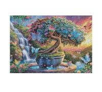 Paisaje árbol Antiguo Bosque Rompecabezas 300 Piezas Cartón Resistente para Mayores Mejora Atención Entrenamiento Memoria Diversión Grupal Detalle De Regalo 300 PCS/40x28cm