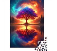 Paisaje árbol fantasía 1000 Piezas Stock De Cartas Premium Rompecabezas De Bricolaje Niños Principiantes Desafío Juego Educativo Alivio del Estrés 70x50cm/1000pcs