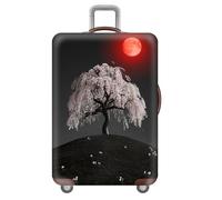 Paisaje Arquitectura ImpresióN Funda para Equipaje De 18 A 32 Pulgadas,Protector Lavable para Maletas con Ruedas,EláStico Funda para Maleta,A Prueba De Polvo,Luggage Cover (Color 3,M(22-24inch))