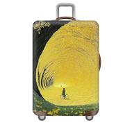 Paisaje Arquitectura ImpresióN Funda para Equipaje De 18 A 32 Pulgadas,Protector Lavable para Maletas con Ruedas,EláStico Funda para Maleta,A Prueba De Polvo,Luggage Cover (Color 5,M(22-24inch))