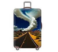 Paisaje Arquitectura ImpresióN Funda para Equipaje De 18 A 32 Pulgadas,Protector Lavable para Maletas con Ruedas,EláStico Funda para Maleta,A Prueba De Polvo,Luggage Cover (Color 6,L(25-28inch))