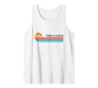Paisaje Colorido de Las Islas Turcas y Caicos Camiseta sin Mangas