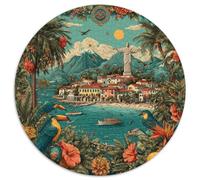 Paisaje Costero de Río de Janeiro, Elementos de Carnaval 1000 Piezas Rompecabezas para Adultos para Amantes O Amigos Imposable 1000pcs (67.5x67.5cm)