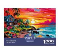 Paisaje costero, Puzzle De 1000 Piezas, Estimula La Memoria Y Creatividad, Perfecto para Regalos, Recomendado Desde 10 Años, 70x50cm/1000pcs